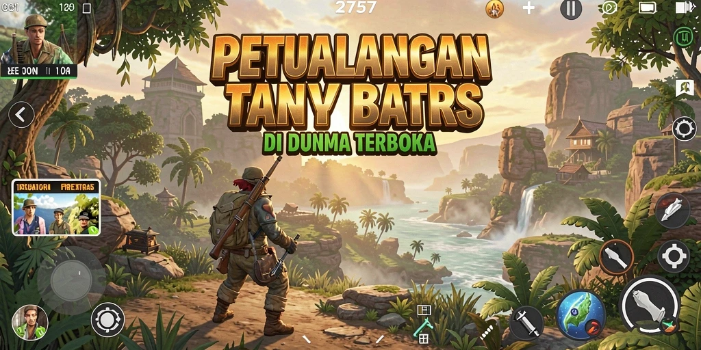 Tangkapan layar menunjukkan gameplay Open World yang menakjubkan.