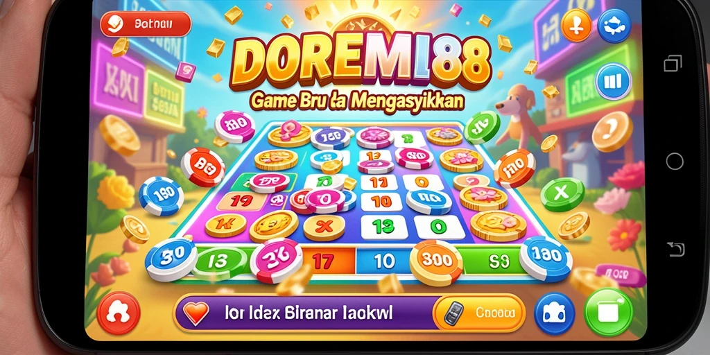 Tampilan gameplay menarik DOREMI88 dengan suasana Bingo yang seru.