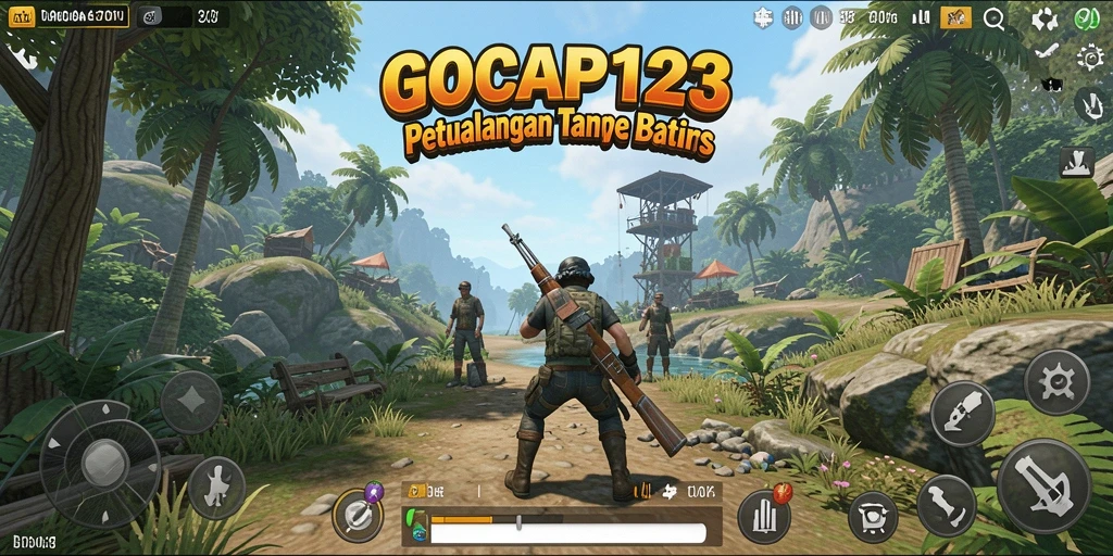 Tampilan gameplay menakjubkan di dunia terbuka GOCAP123.