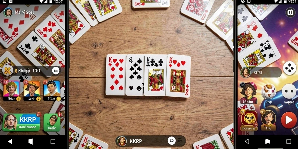 Tampilan seru dari gameplay Domino KKRP yang menarik dan interaktif.