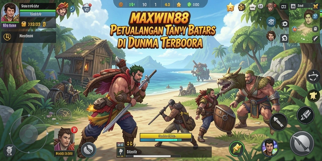 Screenshot gameplay menampilkan aksi seru di dunia terbuka.