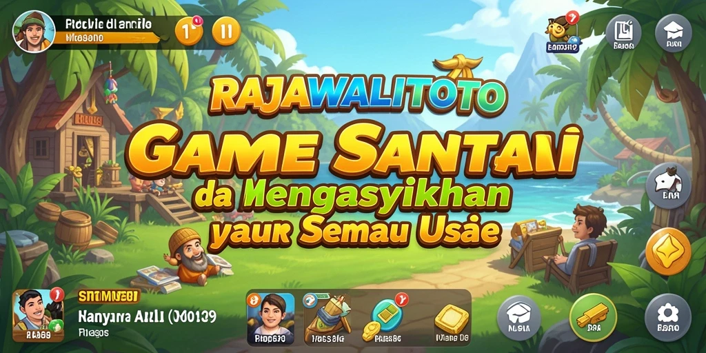 Tampilan gameplay seru dan mengasyikkan dari RAJAWALITOTO.