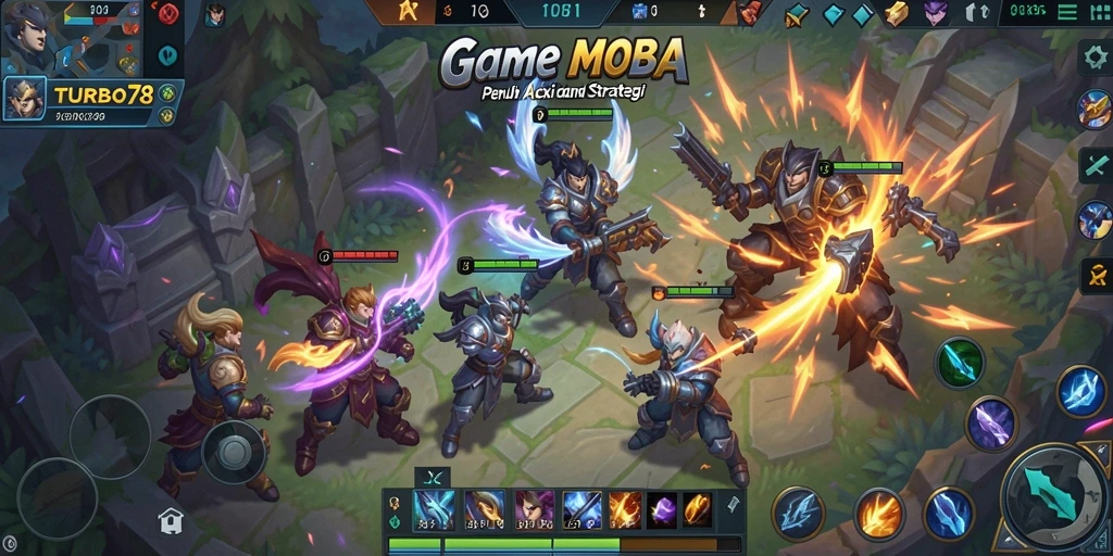 Tampilan gameplay <strong>TURBO78</strong> yang penuh aksi dan strategi.